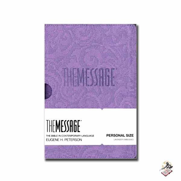 THE MESSAGE BIBLE LAVENDER EMBOSED – 01